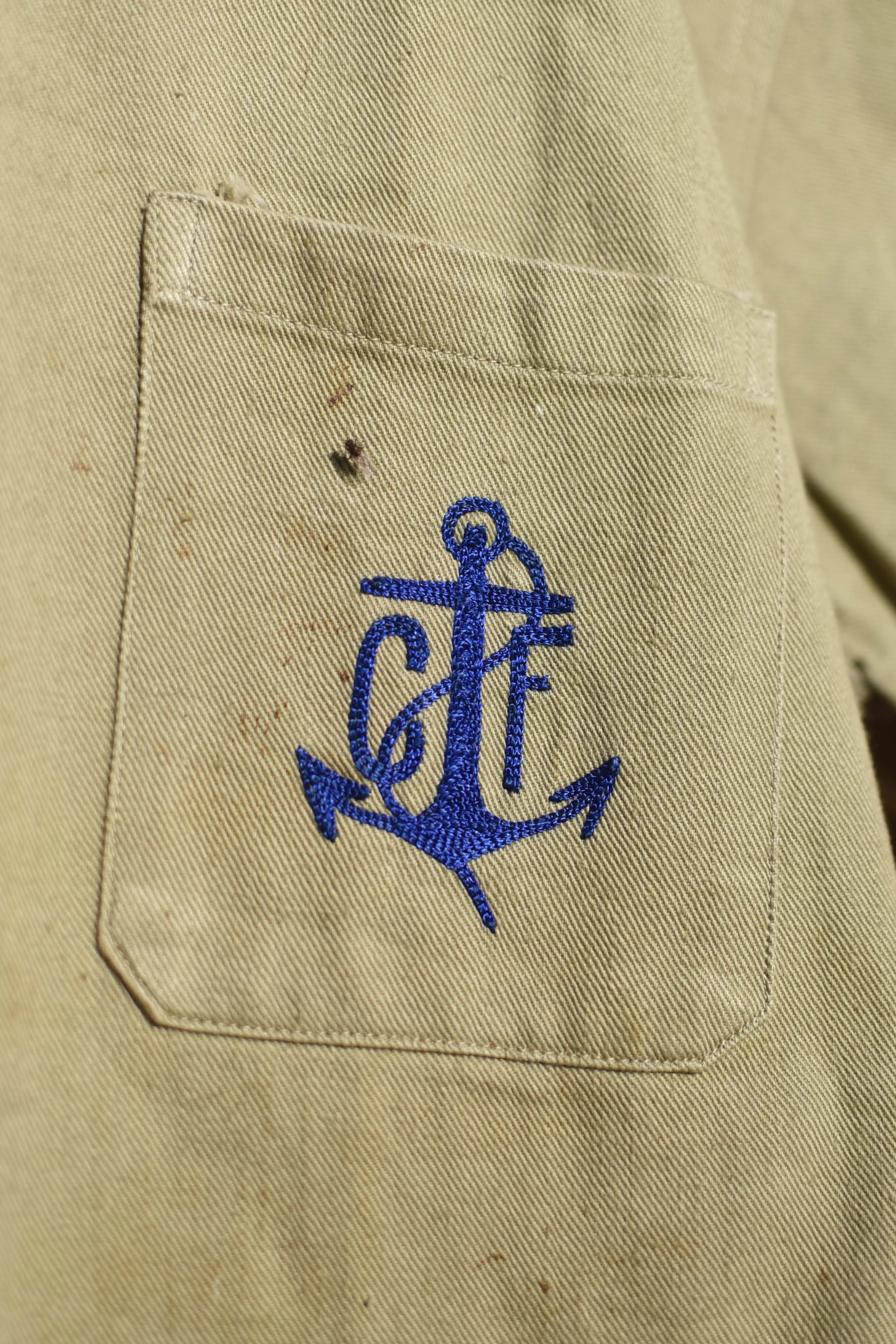 30's/40'S french sailor shirt / Marinière années 30/40 marine nationale