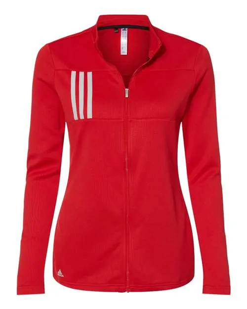 adidas Women's 3-Stripes Double Knit Full-Zip