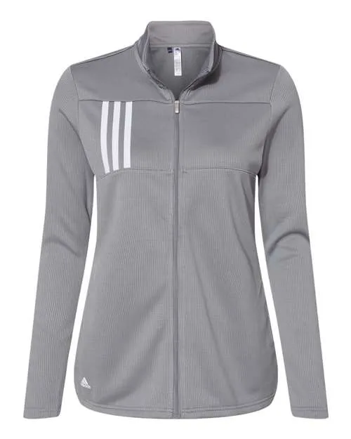 adidas Women's 3-Stripes Double Knit Full-Zip