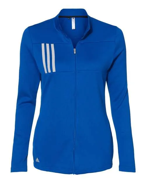 adidas Women's 3-Stripes Double Knit Full-Zip