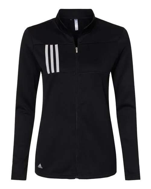 adidas Women's 3-Stripes Double Knit Full-Zip