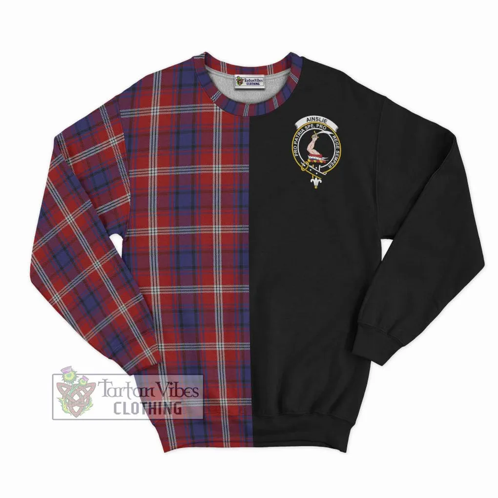 Ainslie Tartan Sweatshirt with Family Crest and Half Of Me Style