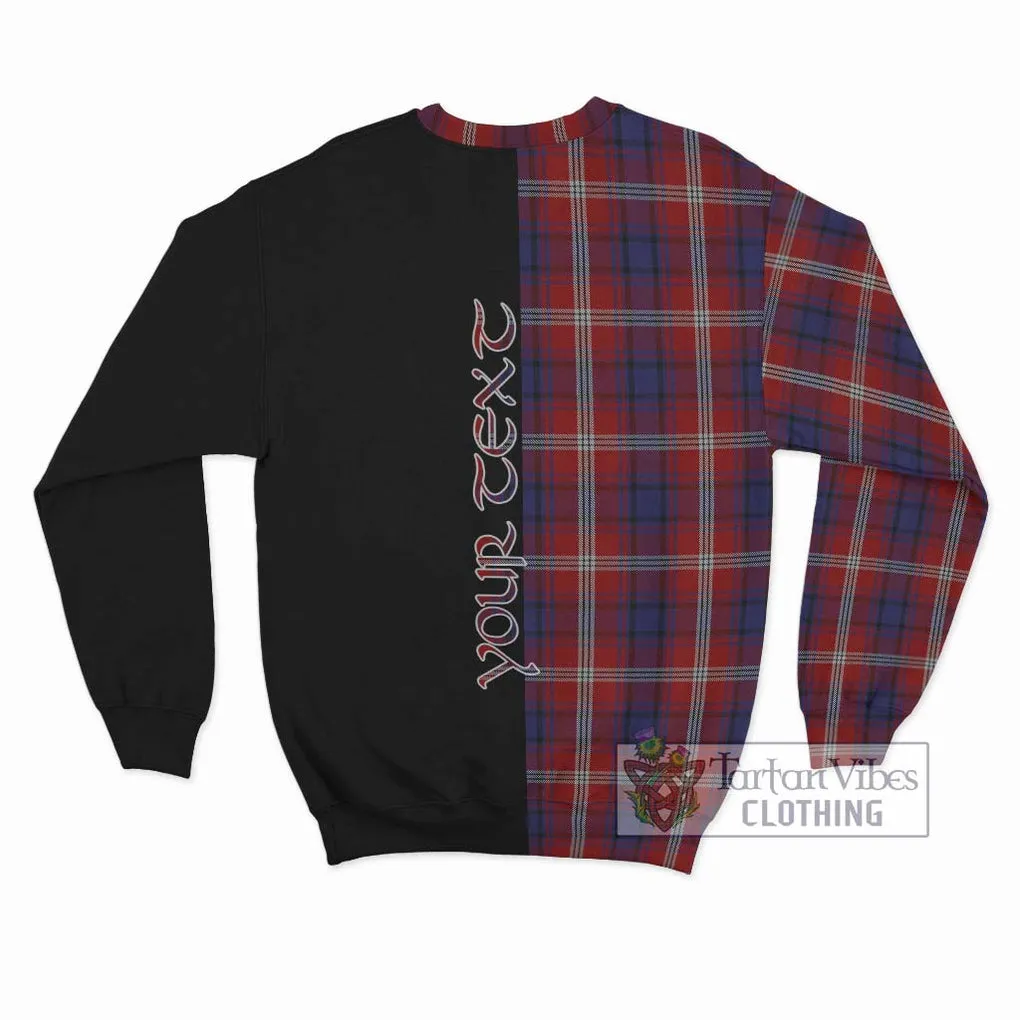 Ainslie Tartan Sweatshirt with Family Crest and Half Of Me Style