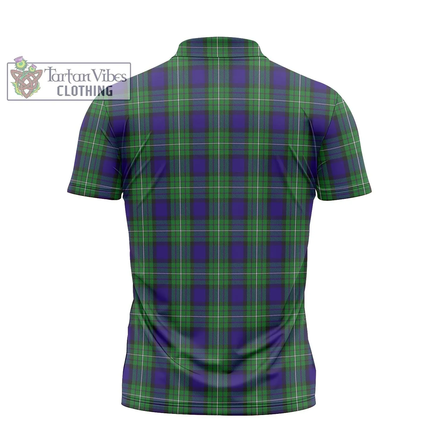 Alexander Tartan Zipper Polo Shirt