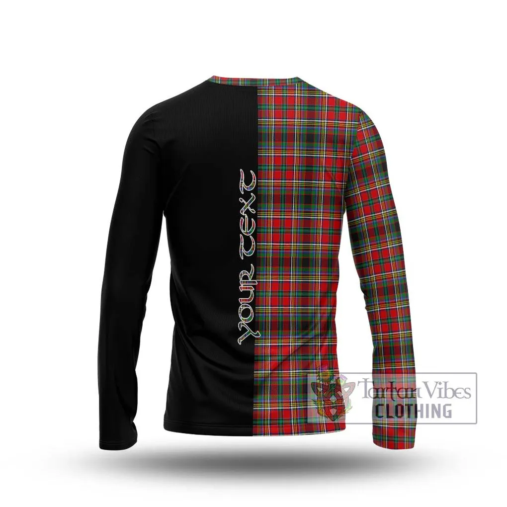 Anderson of Arbrake Tartan Long Sleeve T-Shirt with Family Crest and Half Of Me Style