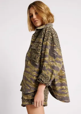 Animal Camo Daria Shacket