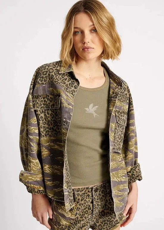 Animal Camo Daria Shacket