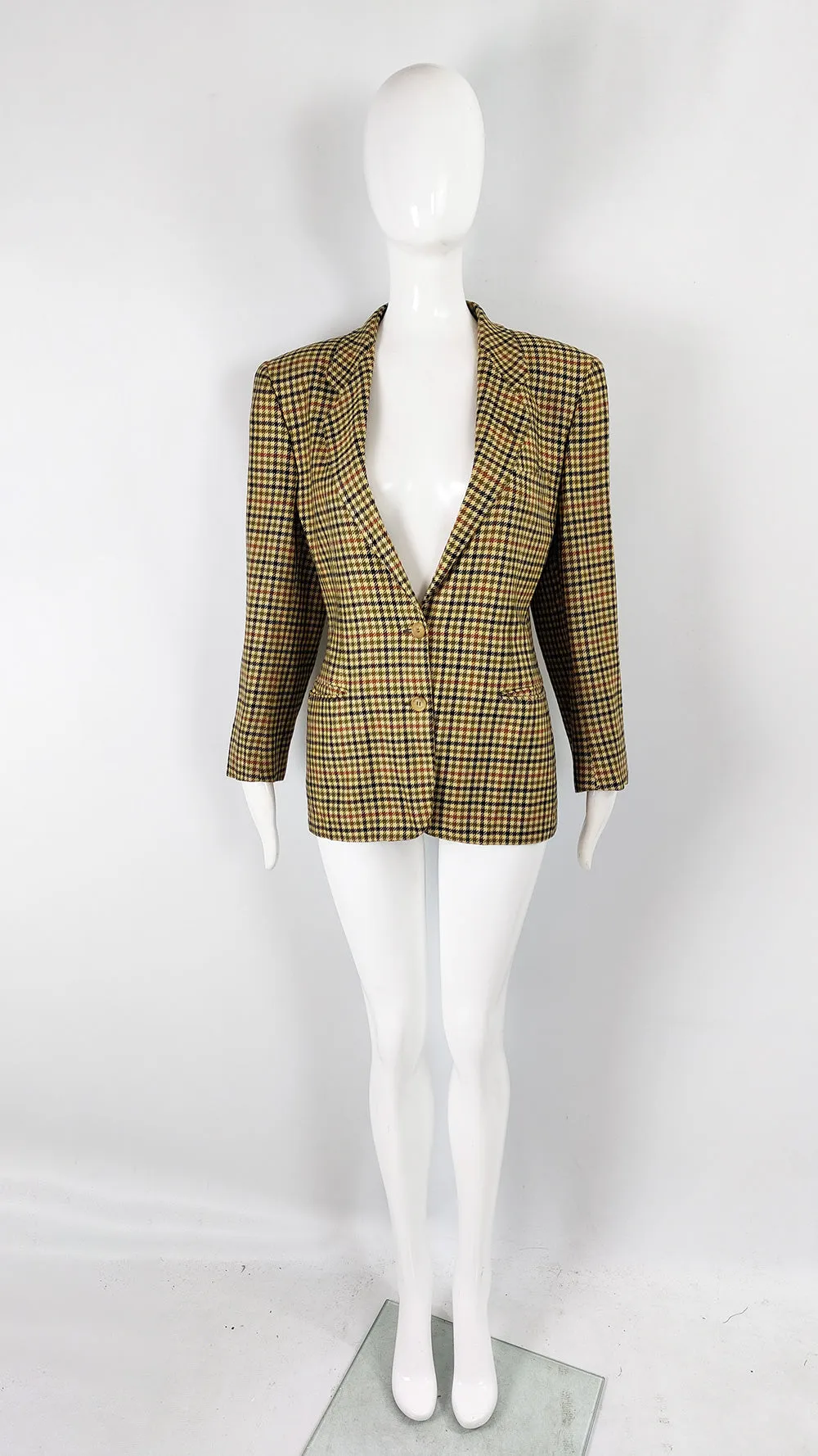 Antonio Fusco Vintage Pure Cashmere Italian Womens Blazer, 1980s