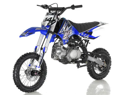 Apollo DB-X14 Ultra-Elite 125cc Pit / Dirt Motorcycle-14-inch front tire, 4-speed semi-automatic transmission, 30-inch seat height--OFF ROAD ONLY, CA Legal