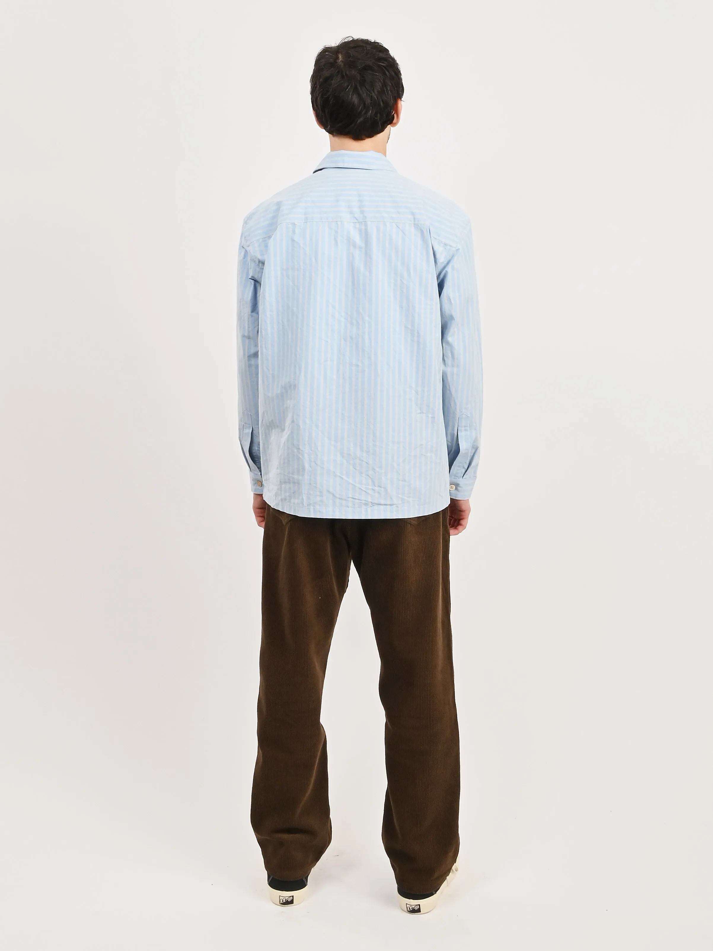 Aquatic Sand Stripes Sayan Shirt Jacket