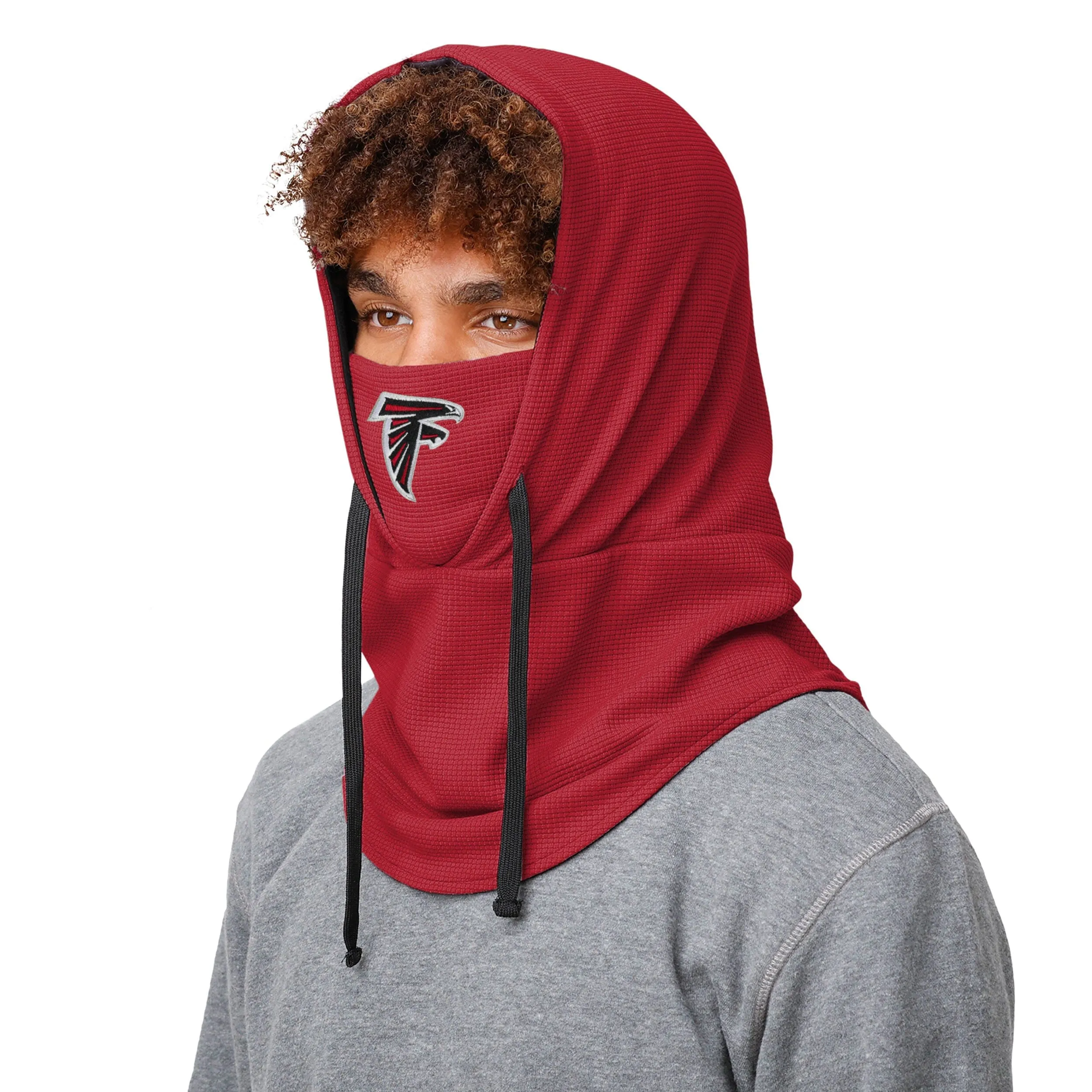 Atlanta Falcons NFL Waffle Drawstring Hooded Gaiter