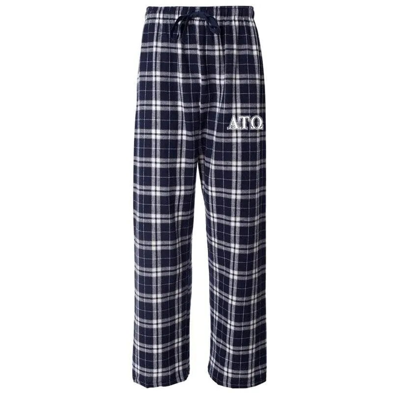 ATO Navy Plaid Flannel Pants