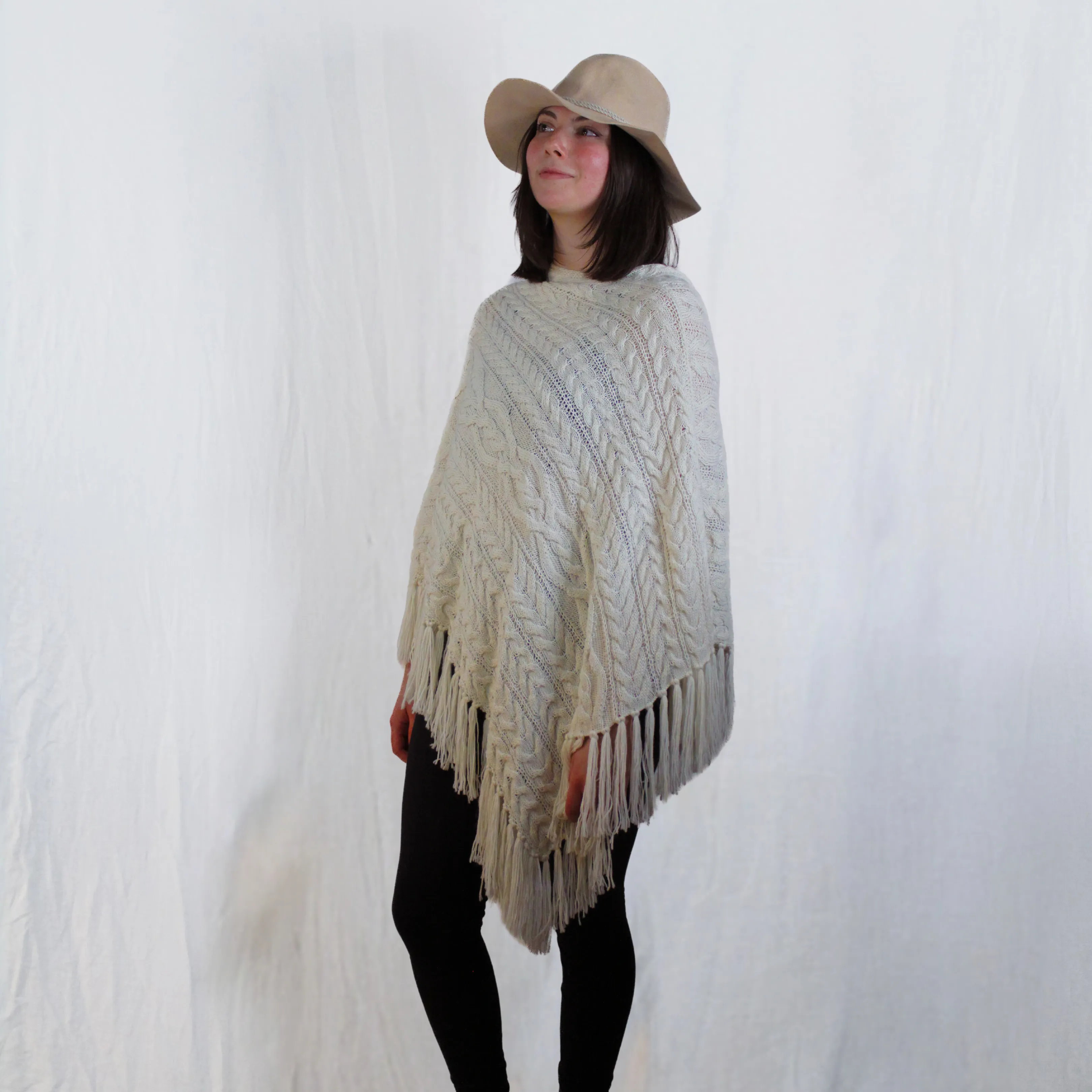 Baby Alpaca Wool Poncho