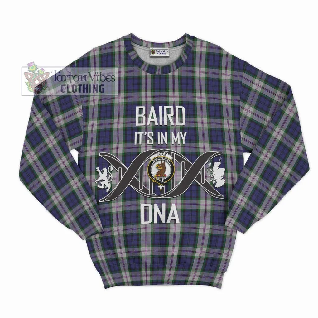 Baird Dress Tartan Sweatshirt with Family Crest DNA In Me Style