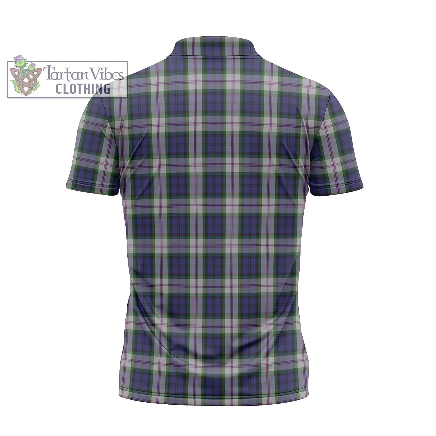 Baird Dress Tartan Zipper Polo Shirt