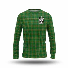 Balfour Irish Clan Tartan Long Sleeve T-Shirt with Coat of Arms