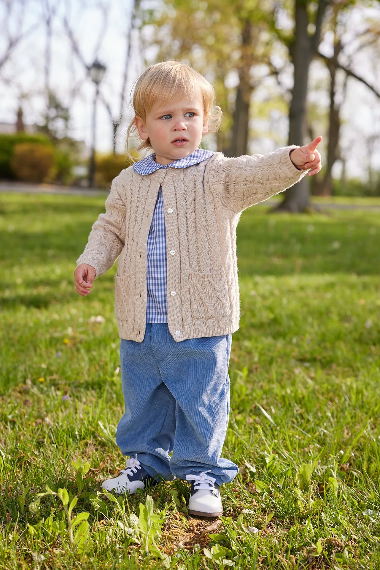 Banded Pant (Corduroy) - Stormy Blue - FINAL SALE