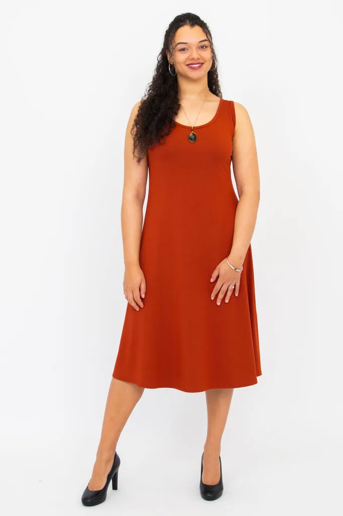 Becca Dress, Copper, Bamboo