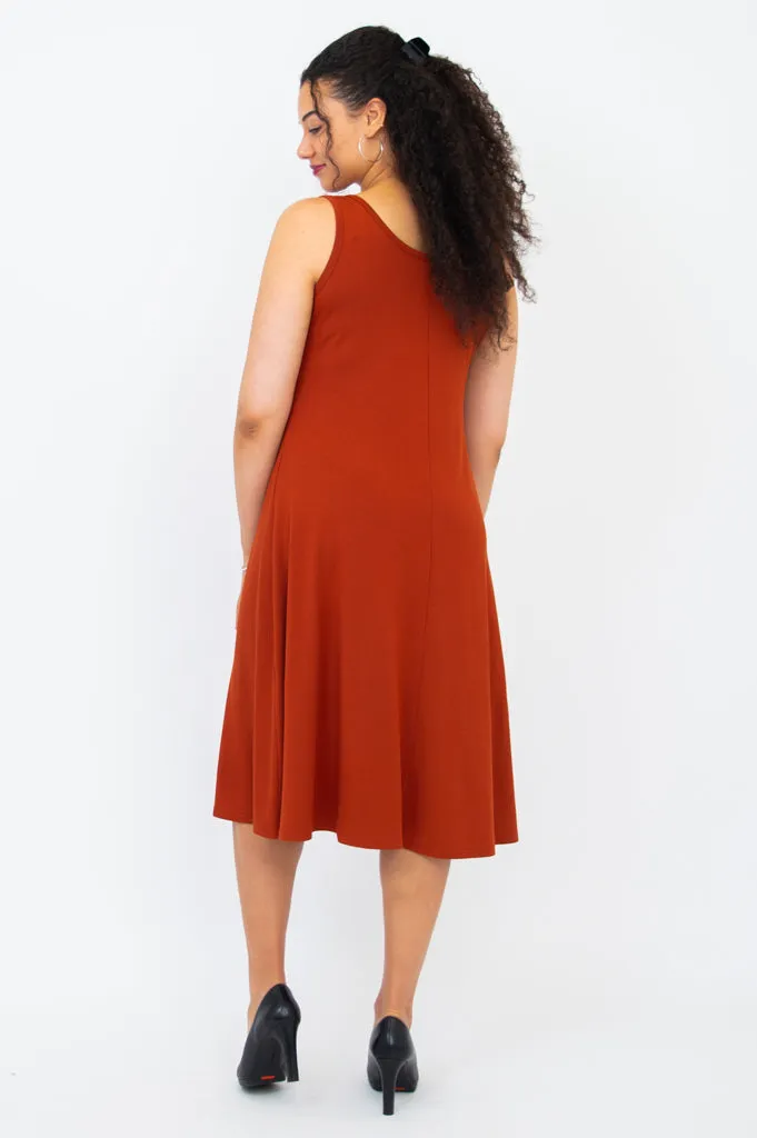 Becca Dress, Copper, Bamboo