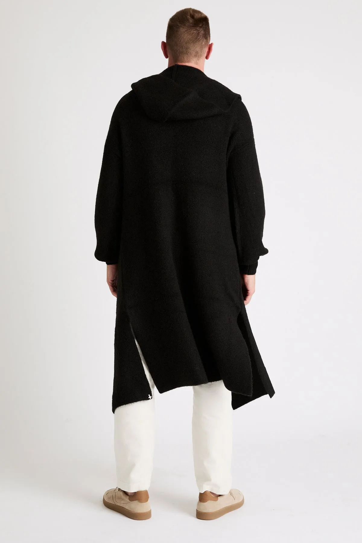   Beryll Alvaro Cashmere Blend Coat with Hood | Black