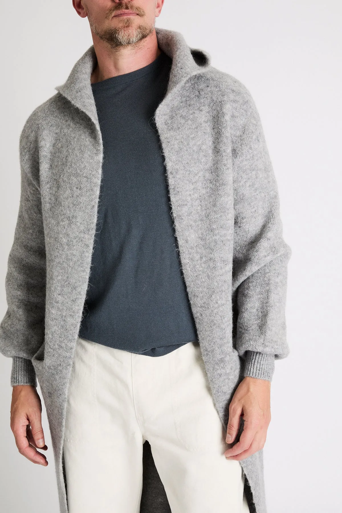   Beryll Alvaro Cashmere Blend Coat with Hood | Light Gray