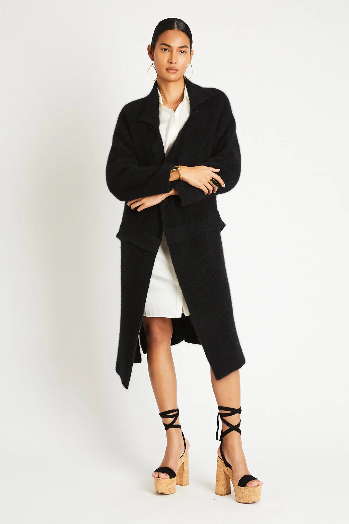   Beryll Marianne Cashmere Coat | Black