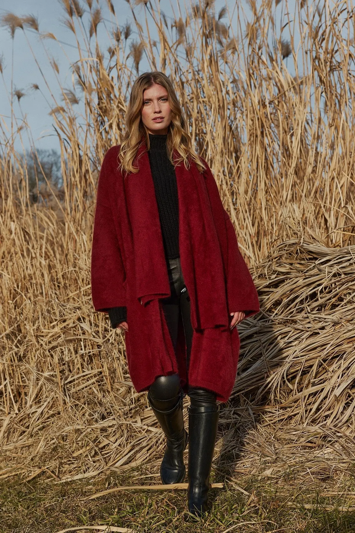   Beryll Theresa Coat | Cranberry