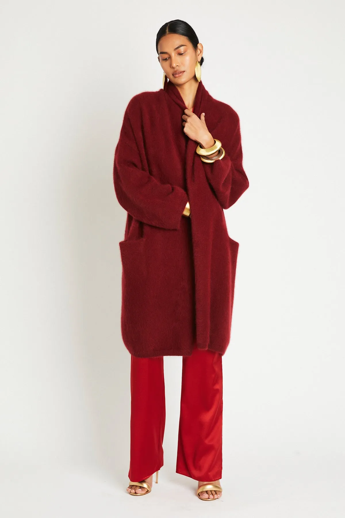   Beryll Theresa Coat | Cranberry