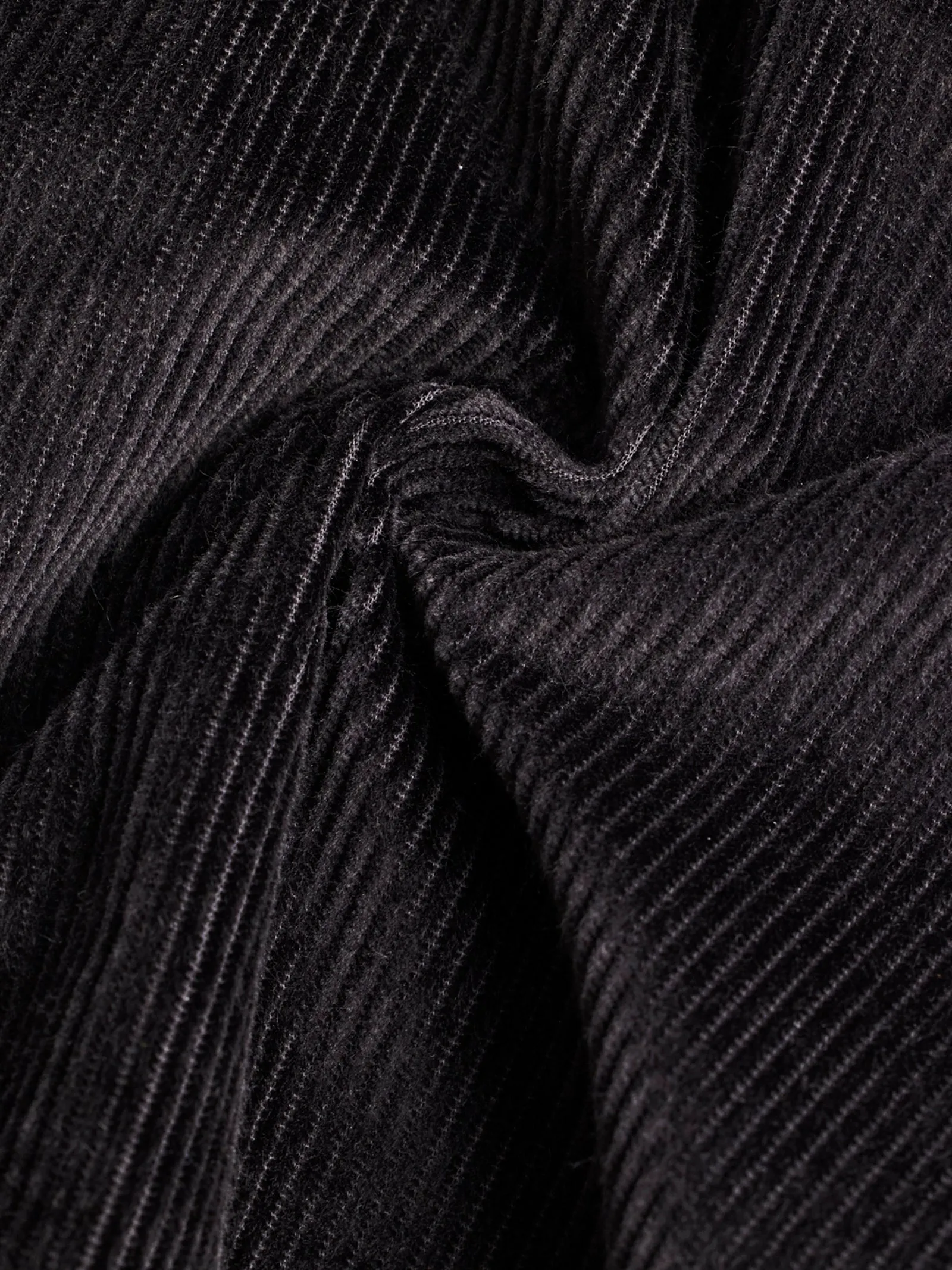 Black Corduroy Over Shirt