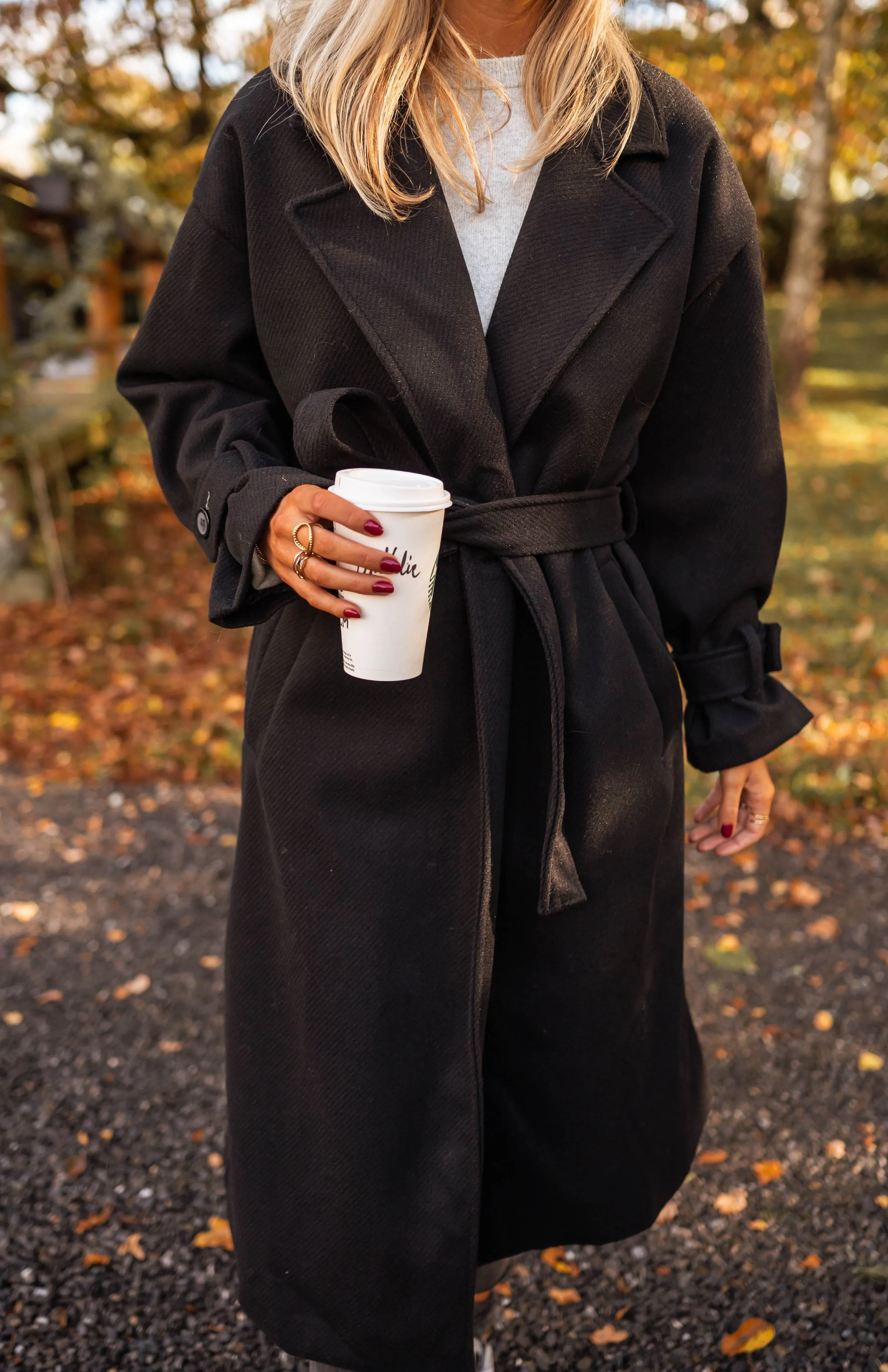 Black Maddy Coat