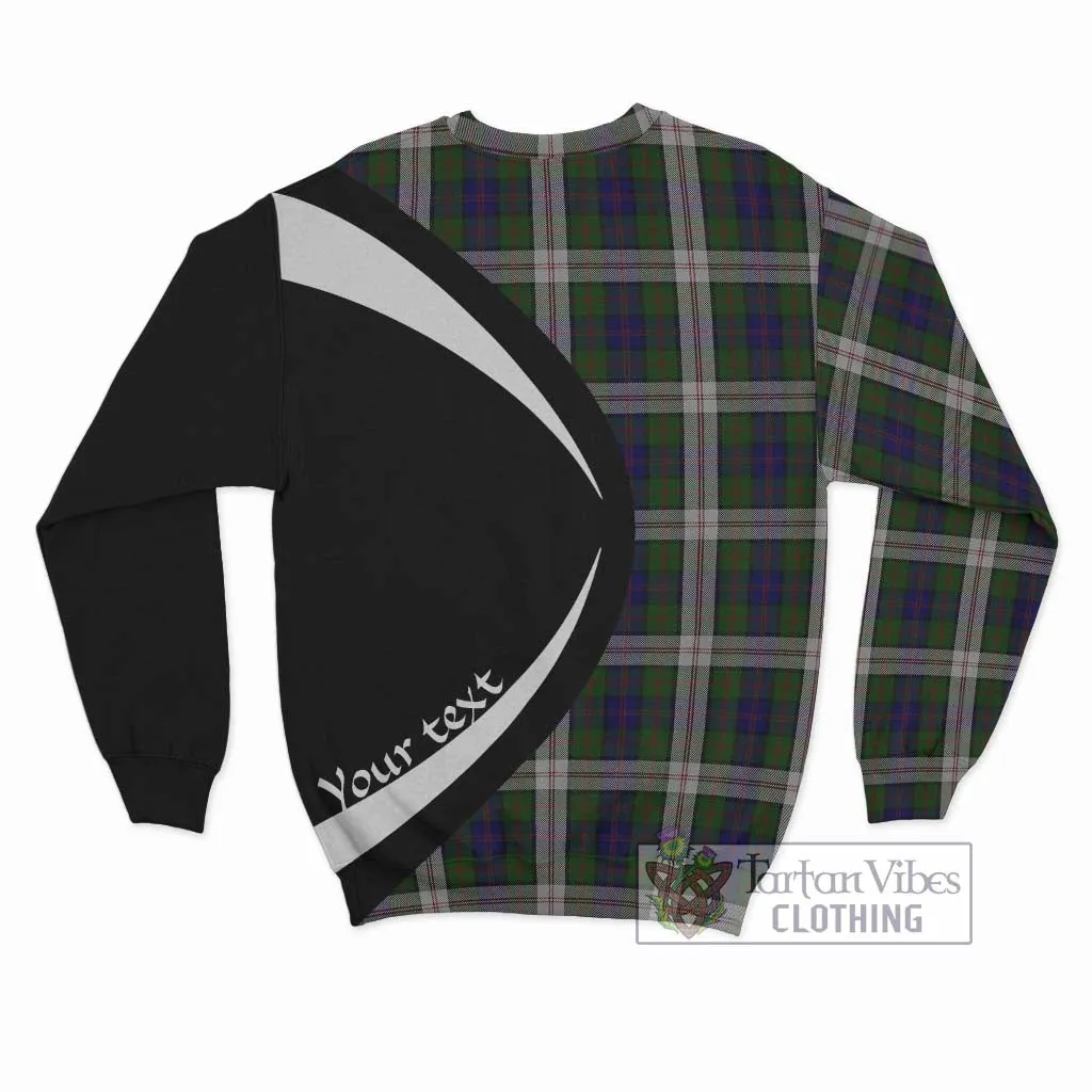 Blair Dress Tartan Sweatshirt with Family Crest Circle Style