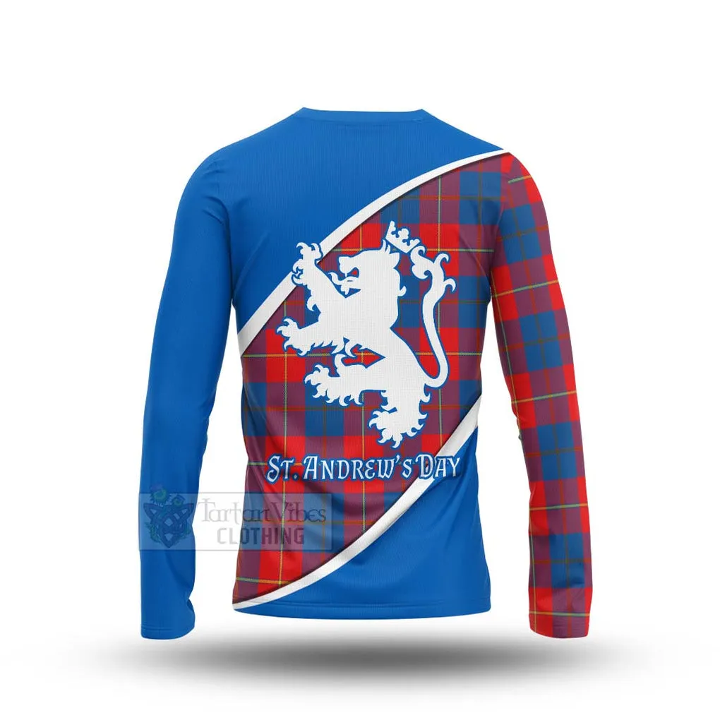 Blane Family Crest Tartan Long Sleeve T-Shirt Celebrate Saint Andrew's Day in Style