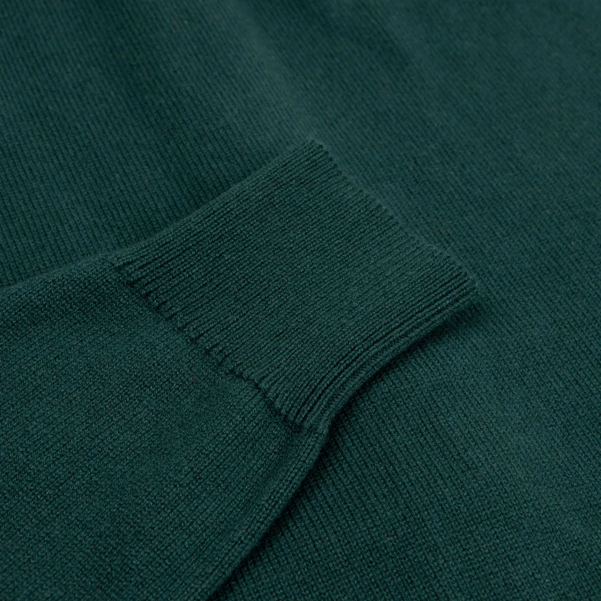 Bottle Green Mallaig 4ply Cashmere Cardigan