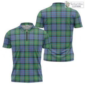 Bowie Ancient Tartan Zipper Polo Shirt