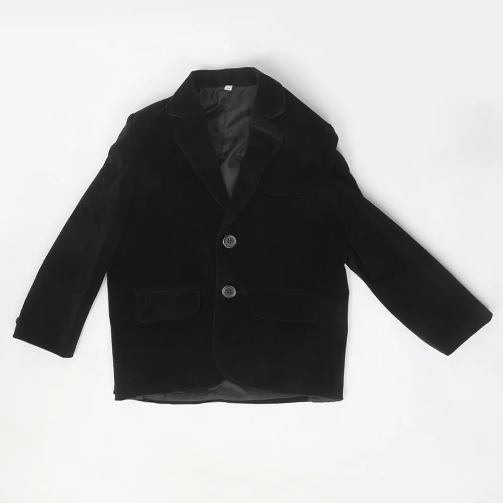 Boys Blazer Coat - Black