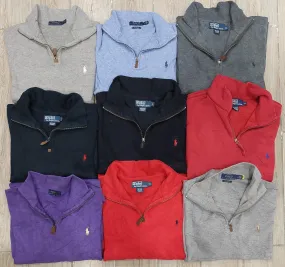 Branded Polo Ralph Lauren Quarter-Zip Sweaters - 10 Pieces