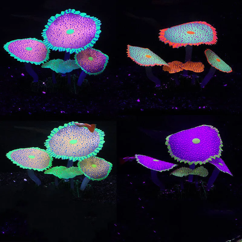 Bulk Glowing Fish Tank Ornaments Coral Glow Plants for Fish Tank Wholesale