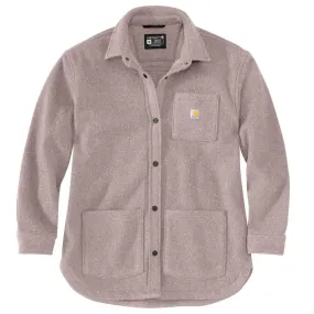 'Carhartt' Women's Brushed Fleece Shirt-Jac - Mink