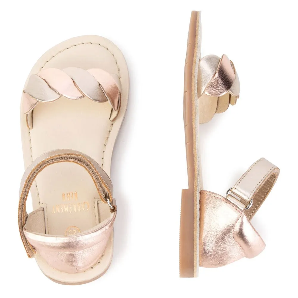 Carrement Beau Copper Sandals