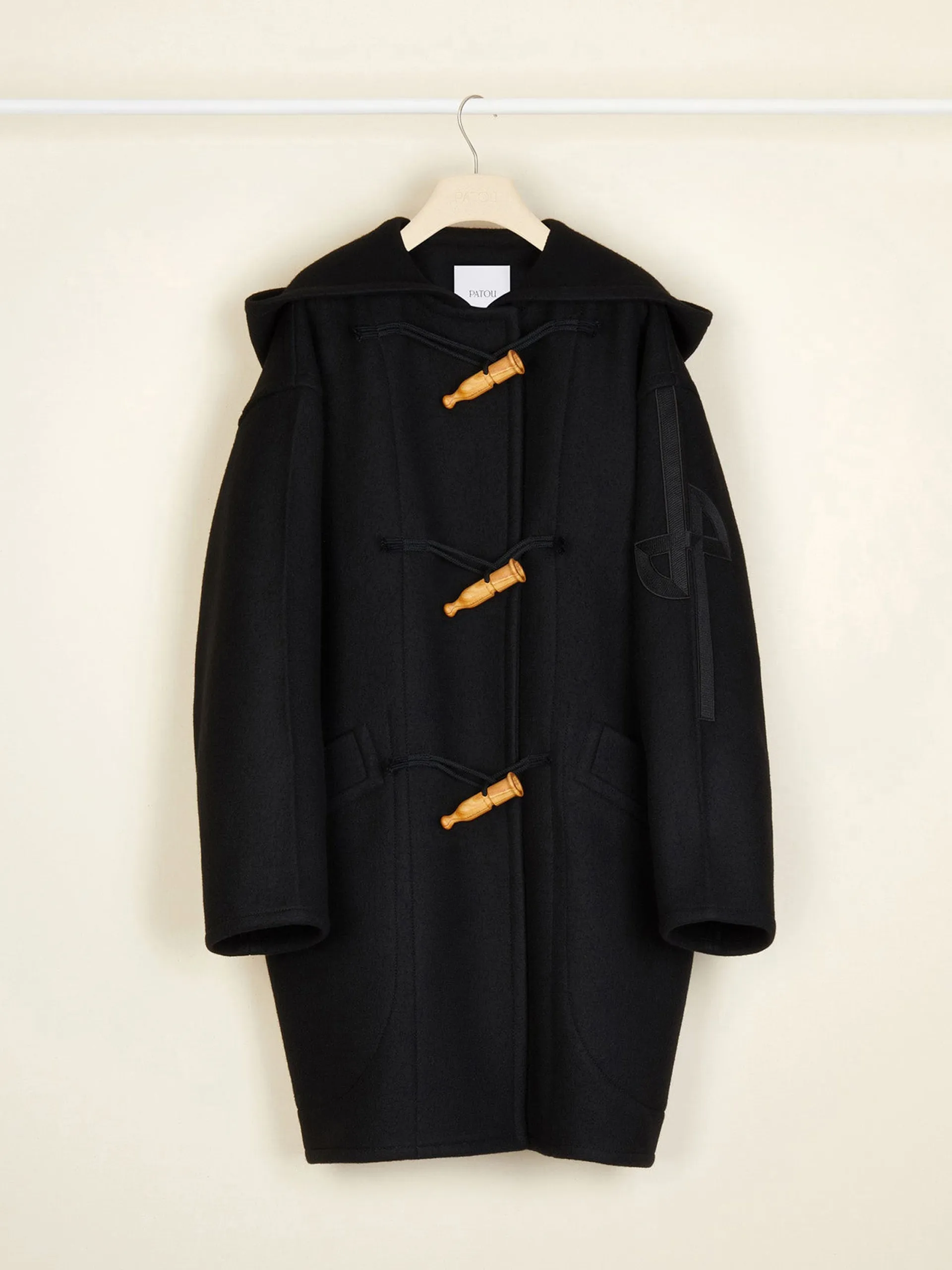 Cashmere and wool-blend duffle coat