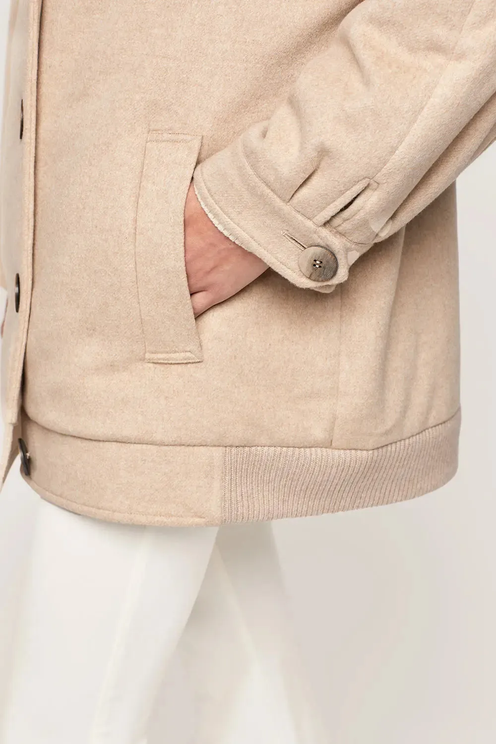 Cashmere beige jacket