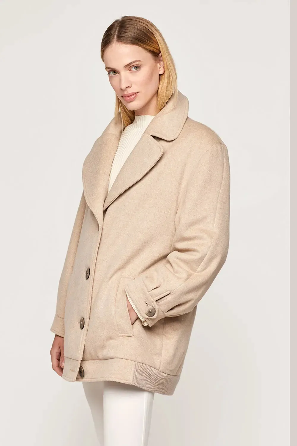 Cashmere beige jacket