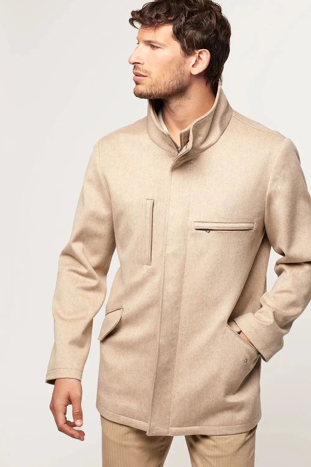 Cashmere jacket for men