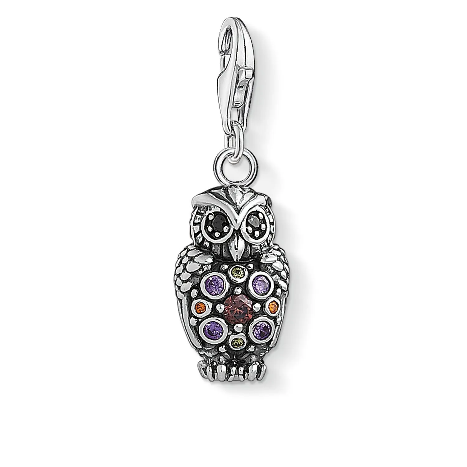 Charm Pendant "Sparkling Owl "