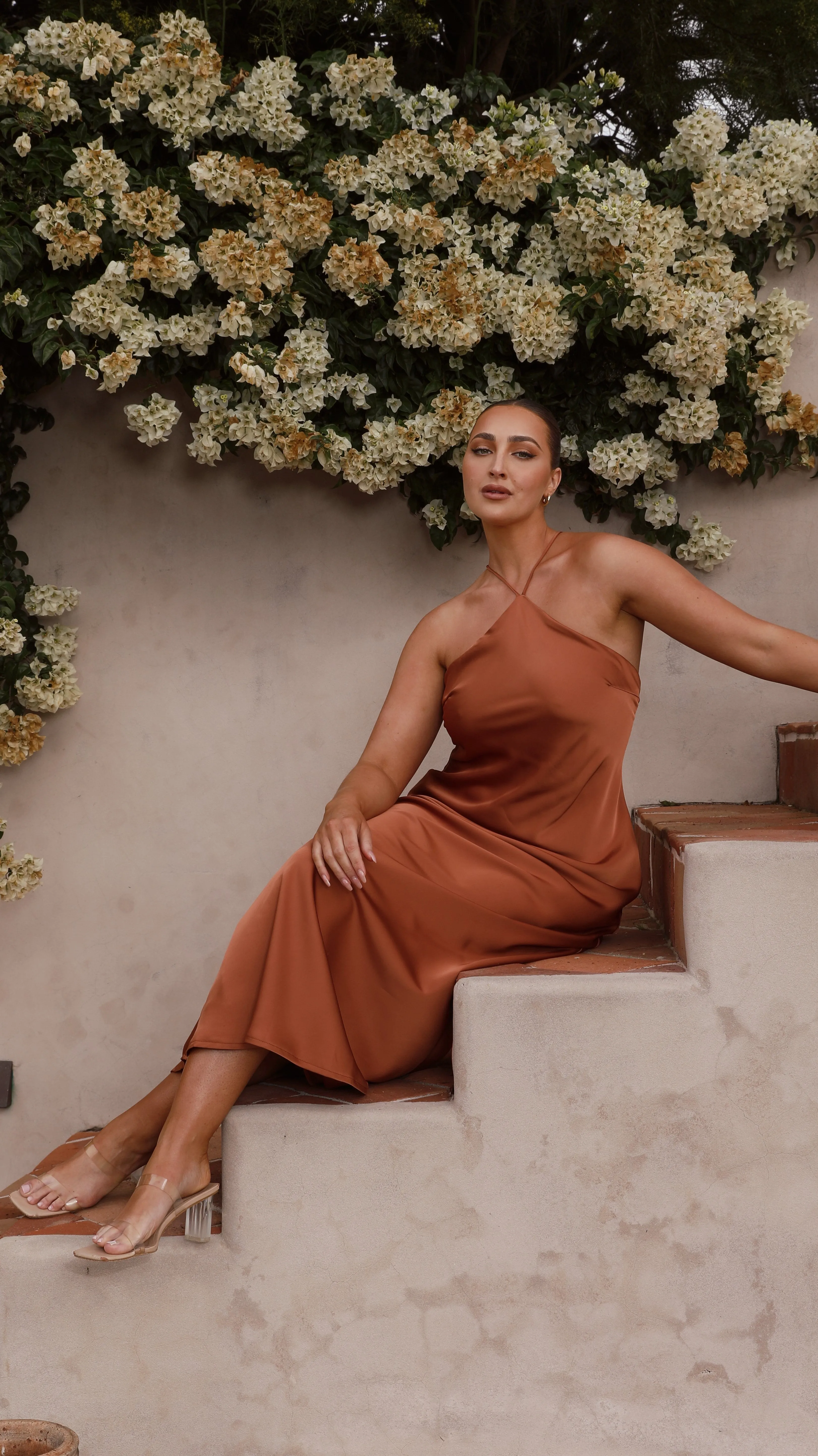 Chiara Maxi Dress - Copper