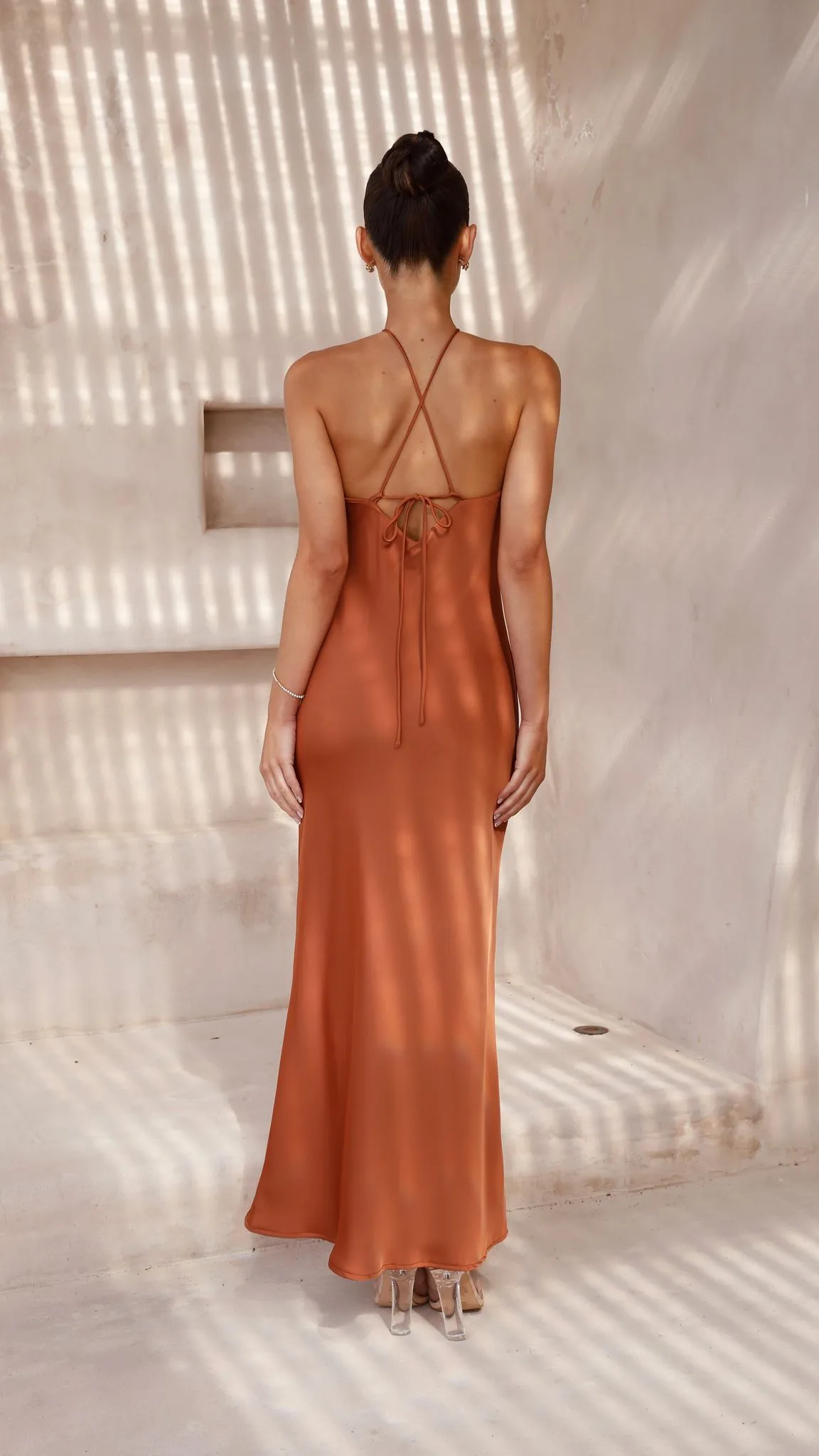 Chiara Maxi Dress - Copper