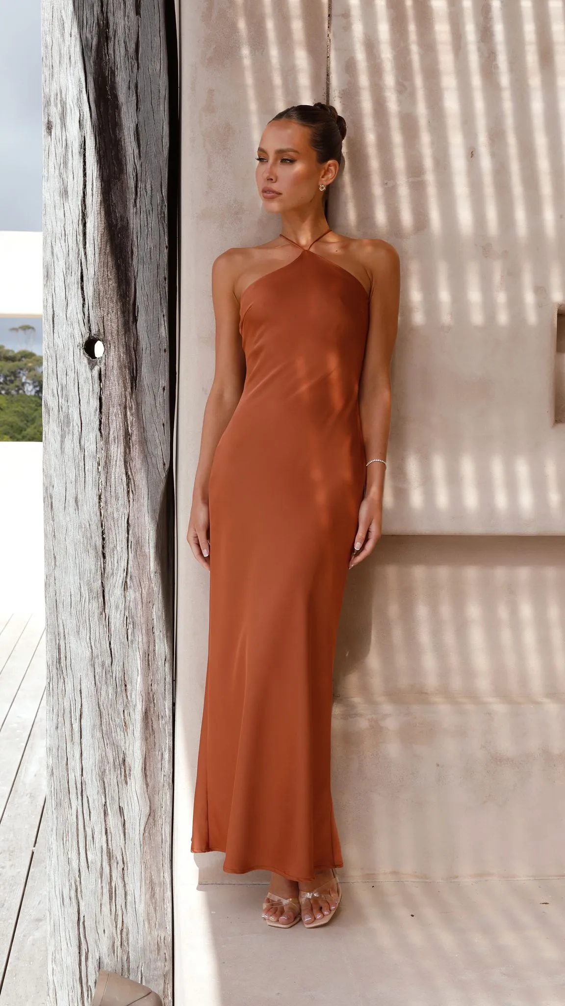 Chiara Maxi Dress - Copper