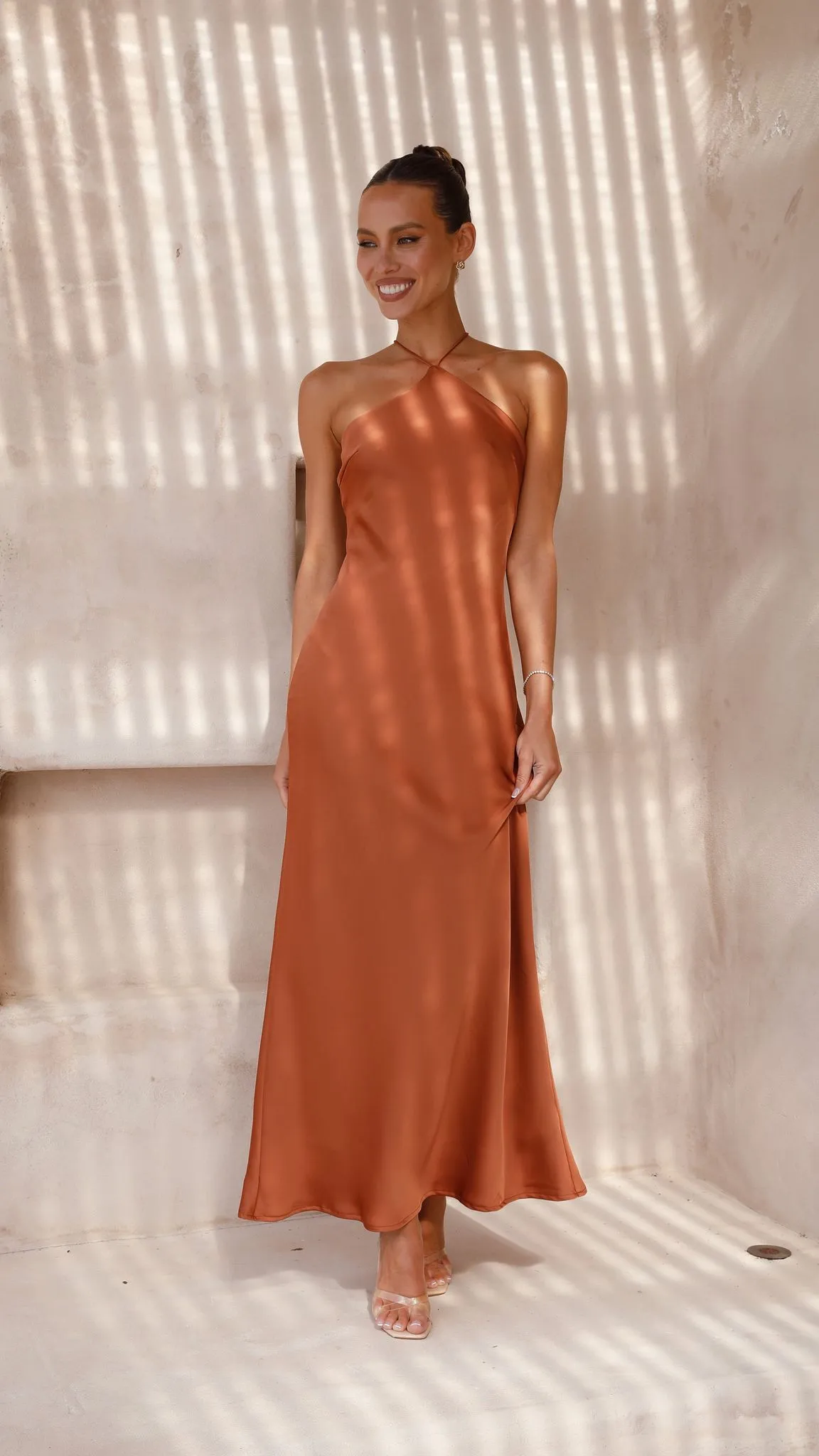 Chiara Maxi Dress - Copper