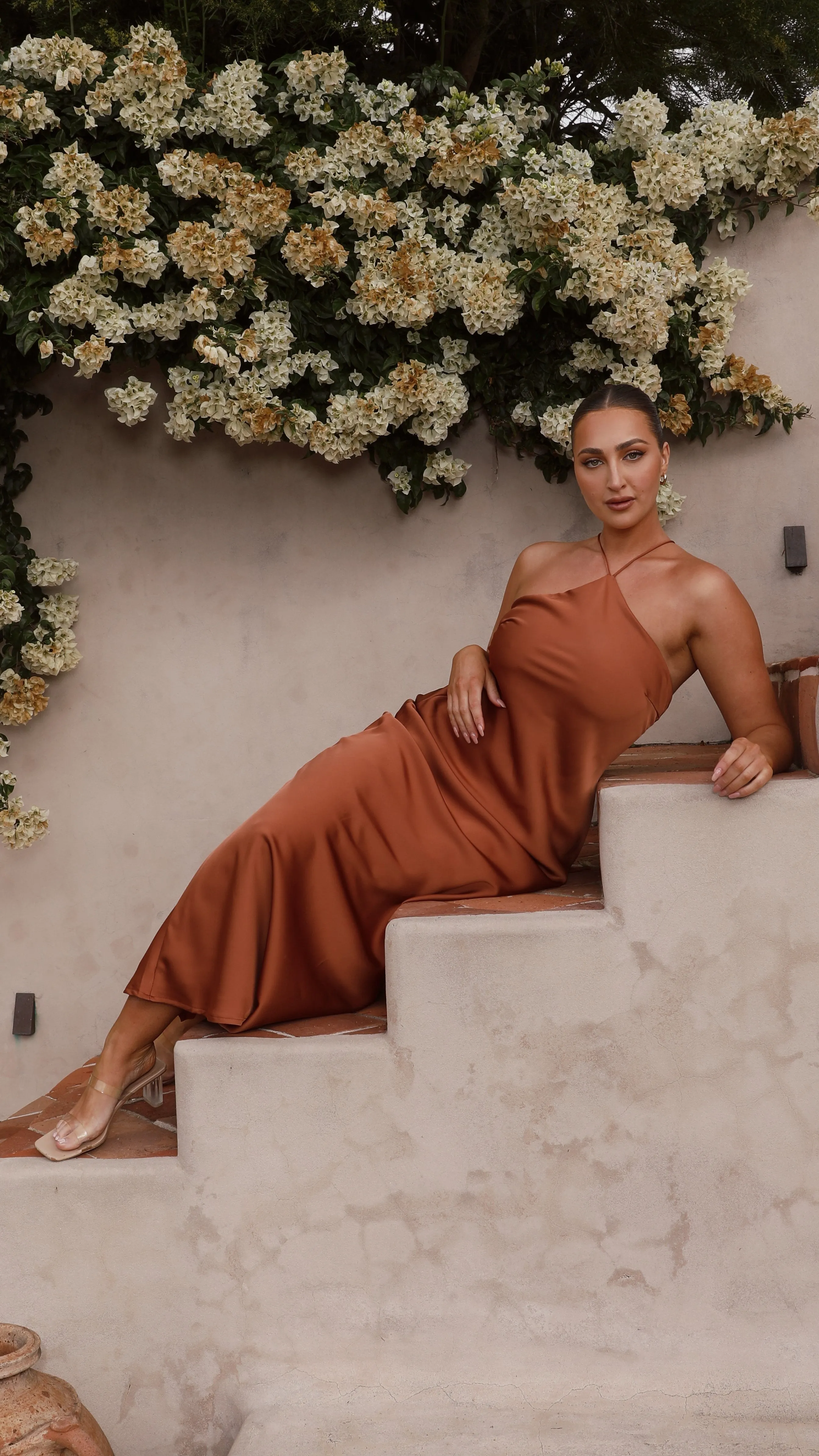 Chiara Maxi Dress - Copper