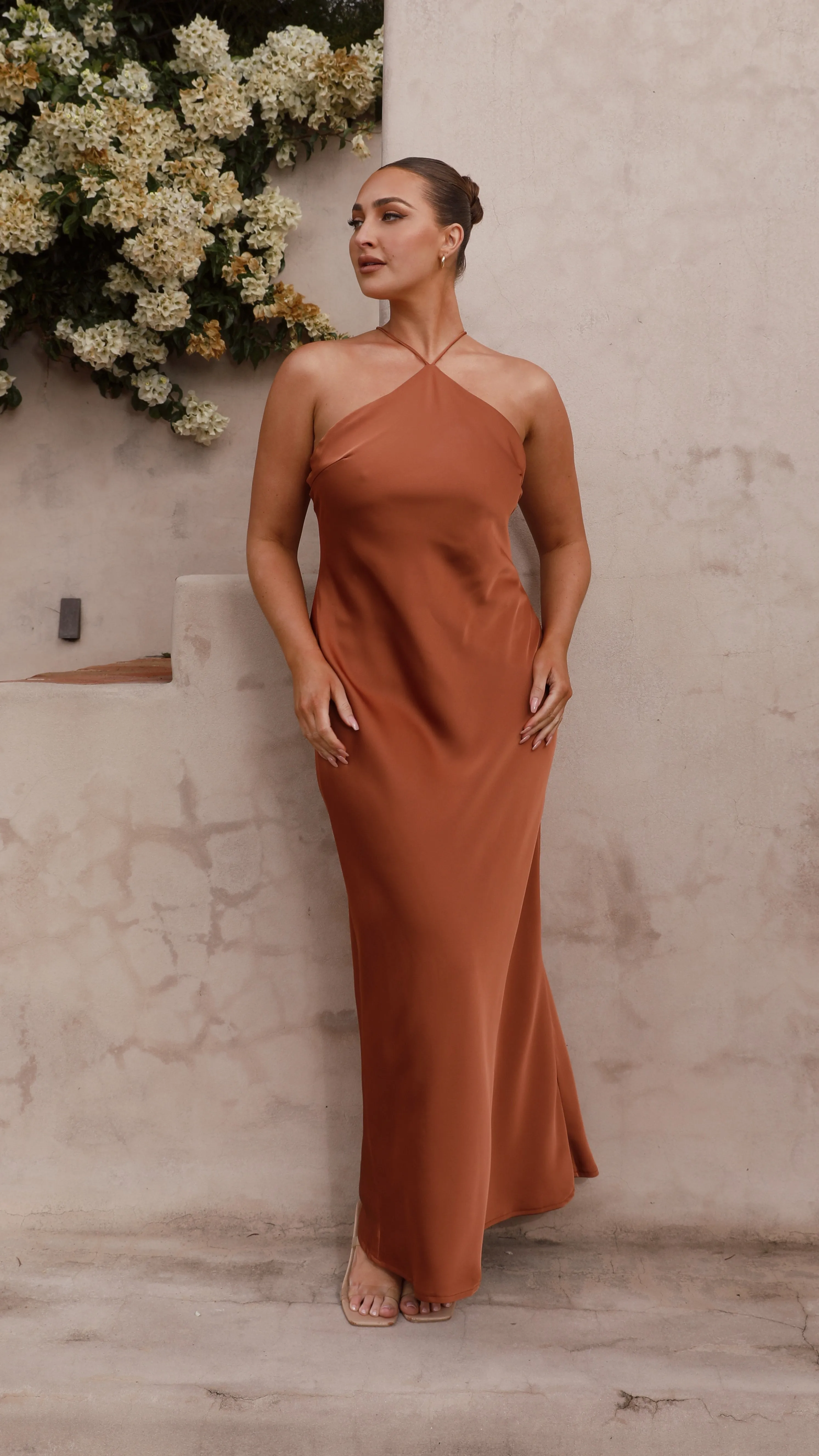 Chiara Maxi Dress - Copper